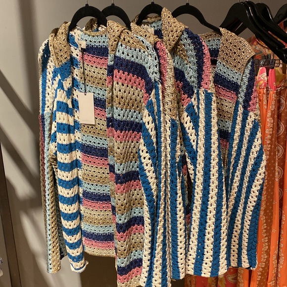 Elan lurex multicolor cardigan - Picture 9 of 16